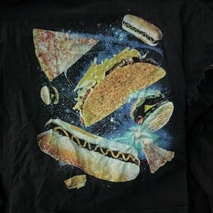 Empyre Black Cosmic Food Graphic Tee